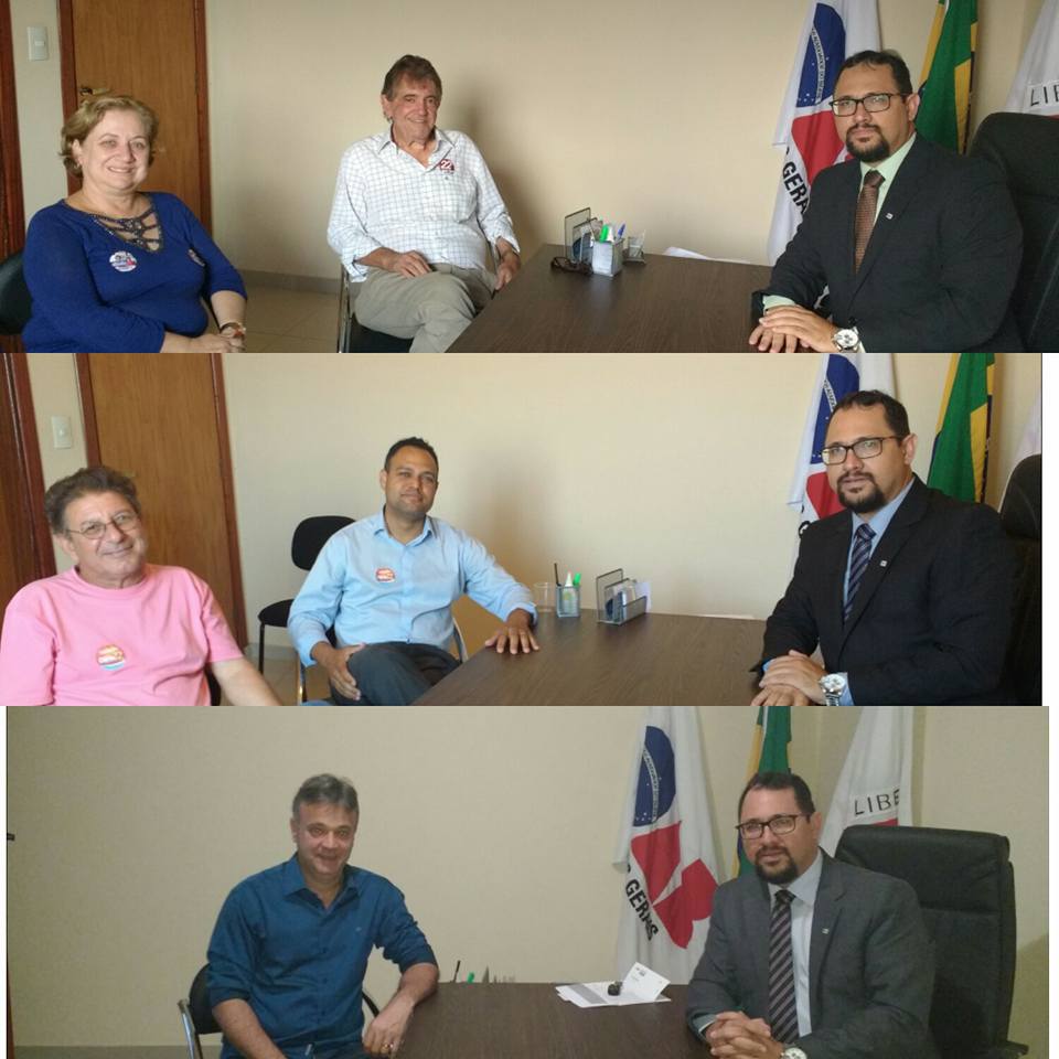 A 33ª Subseção recebe a visita dos candidatos a prefeito de Araxá