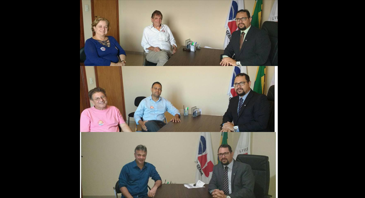 A 33ª Subseção recebe a visita dos candidatos a prefeito de Araxá