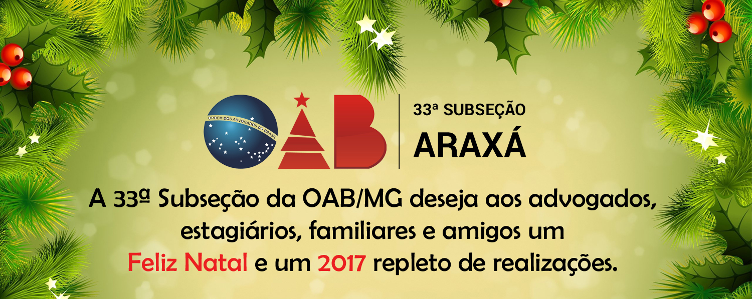 FELIZ NATAL E UM PRÓSPERO ANO NOVO