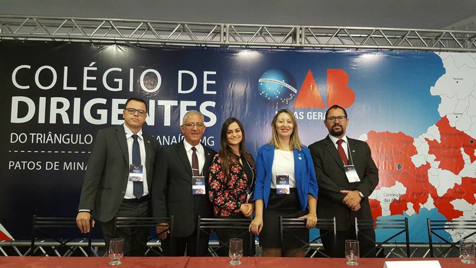 COLÉGIO DE DIRIGENTES DA OAB/MG - TRIÂNGULO MINEIRO E ALTO PARANAÍBA