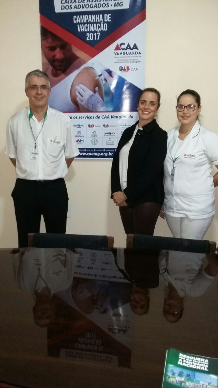 CAMPANHA VACINAÇÃO H1N1 E H2N3 CAA/MG E OAB/MG  2017