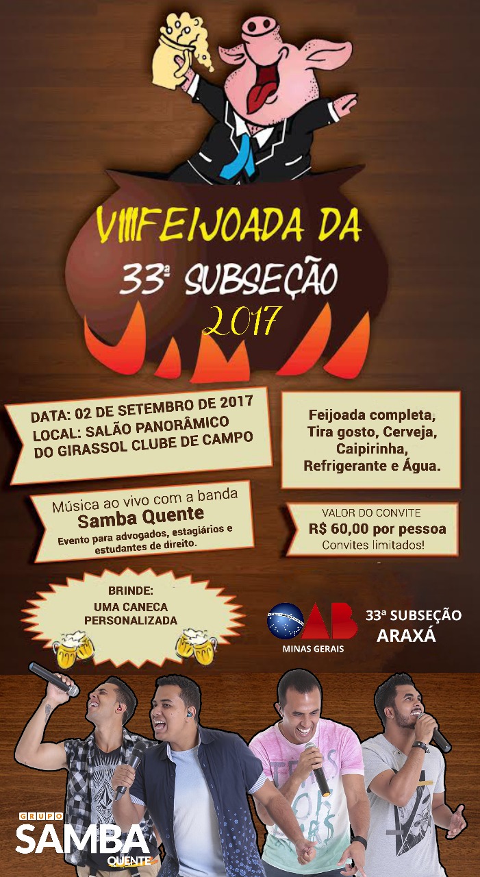 VIII FEIJOADA OAB ARAXÁ