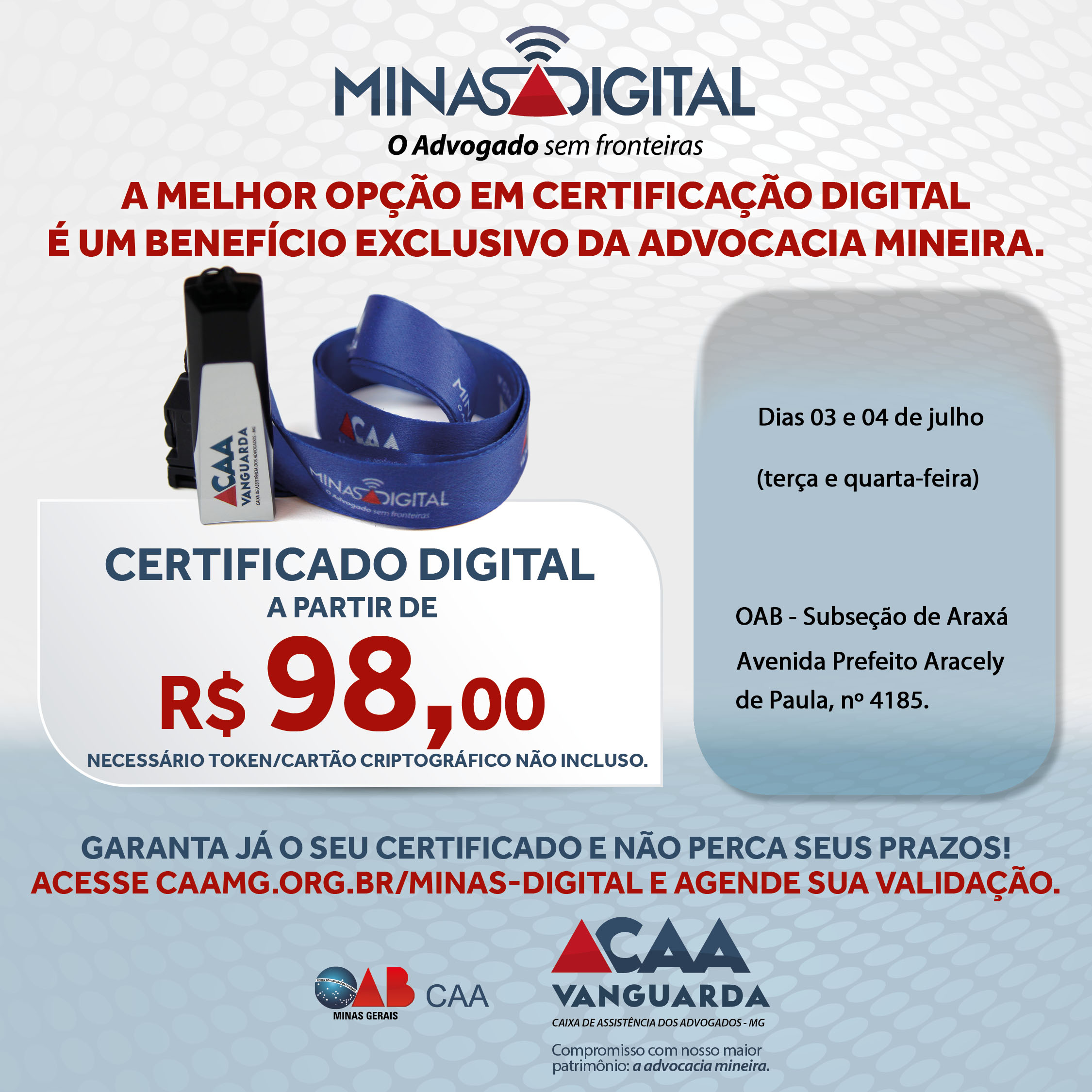 Projeto Minas Digital - Araxá 03 e 04 de julho