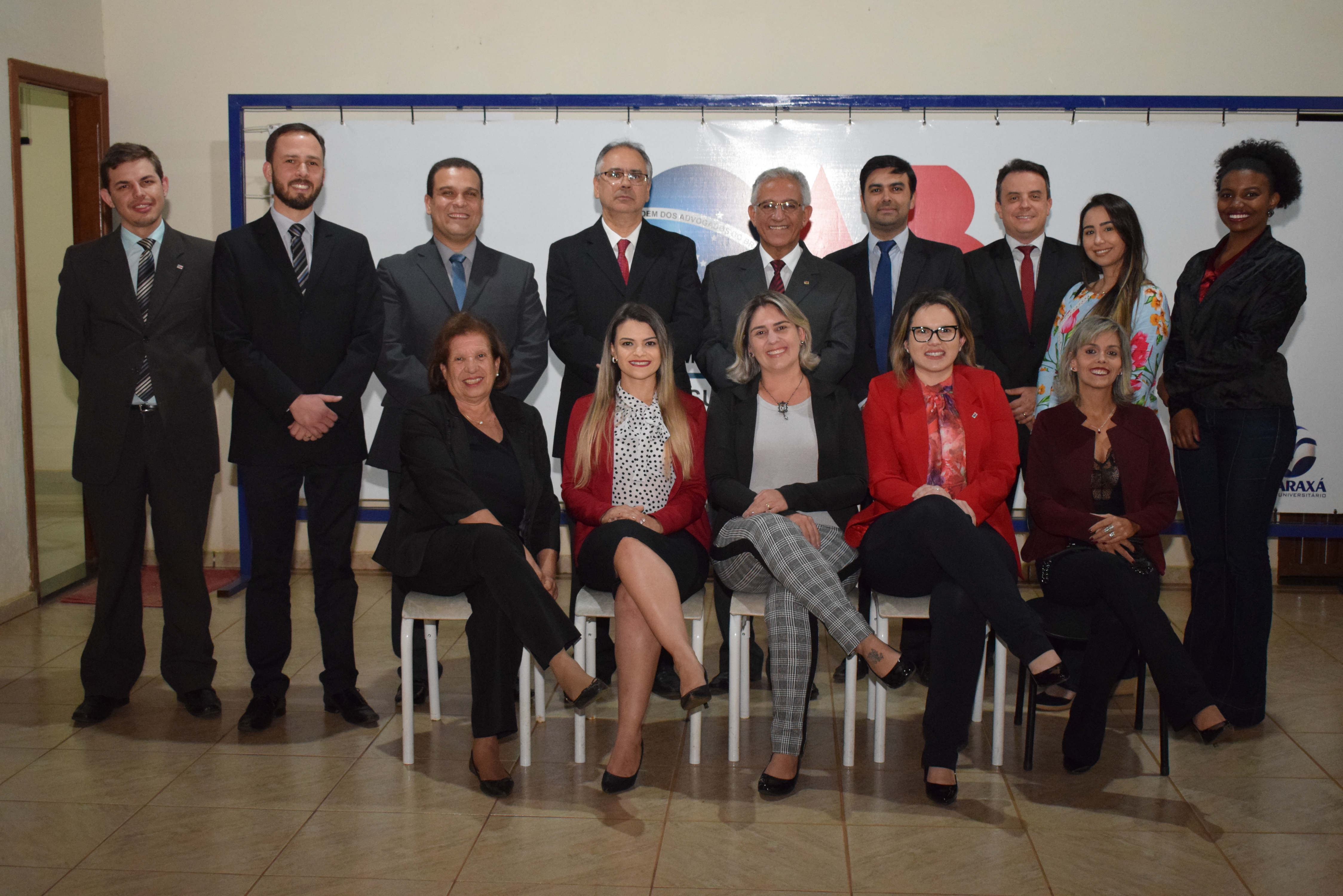 POSSE DOS MEMBRODAS DA COMISSÃO OAB VAI Á ESCOLA E DA COMISSÃO DE DIREITOS HUMANOS.
