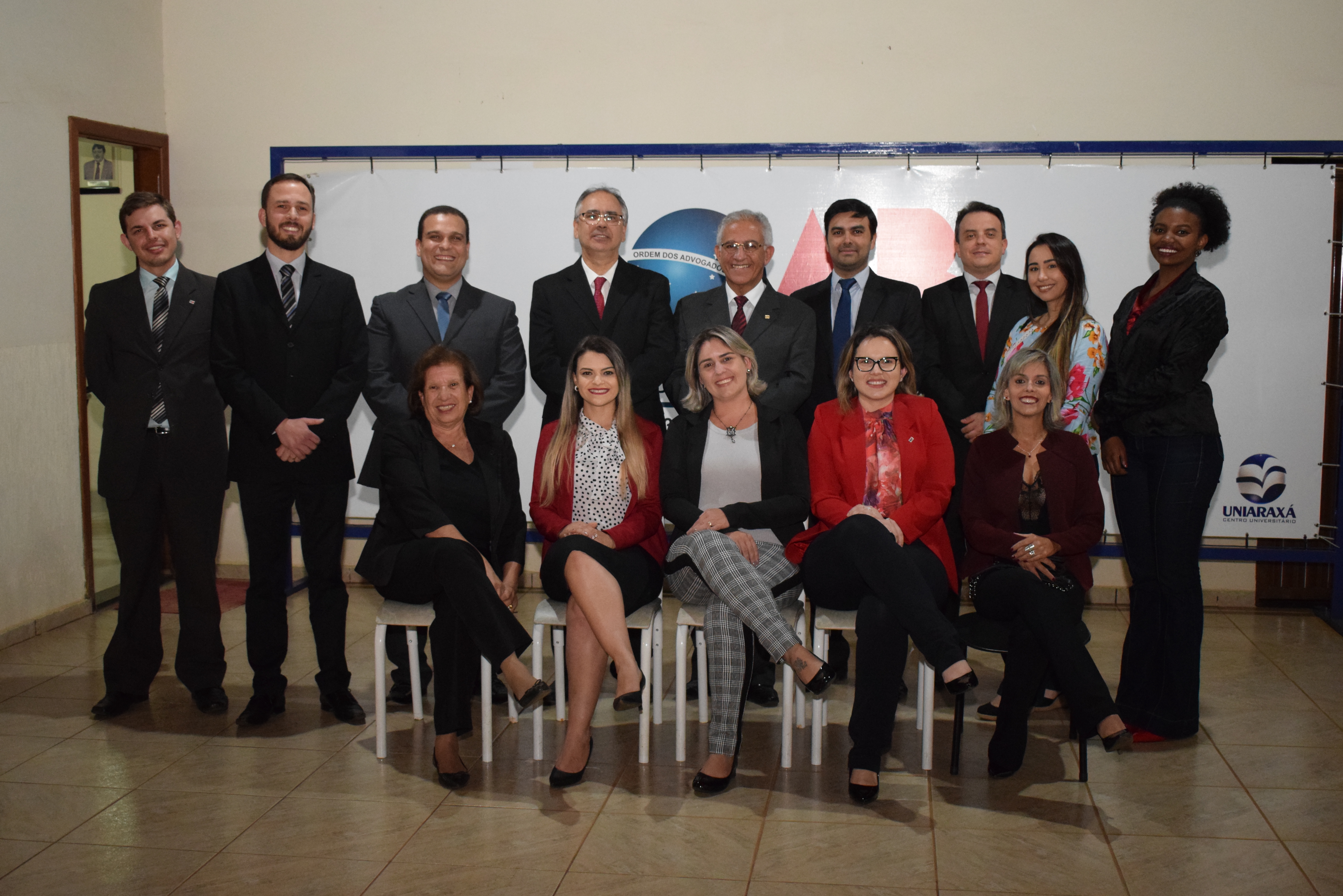 POSSE DOS MEMBROS DA COMISSÃO OAB VAI Á ESCOLA E DA COMISSÃO DE DIREITOS HUMANOS.