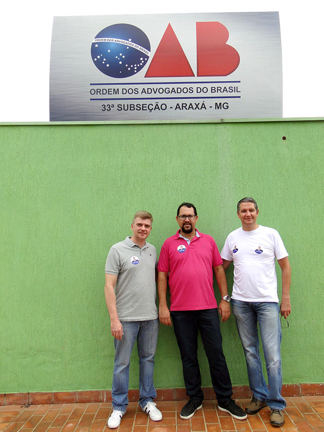 A nova diretoria da Subseção da OAB de Araxá