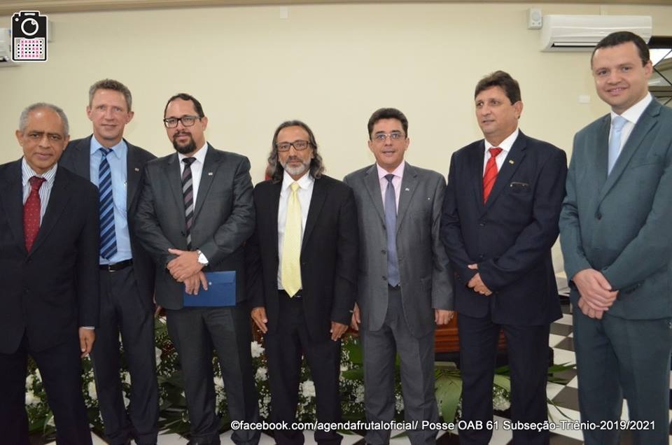 Posse da Diretoria 61º Subseção da OAB/MG  Frutal  para o triênio 2019/2021