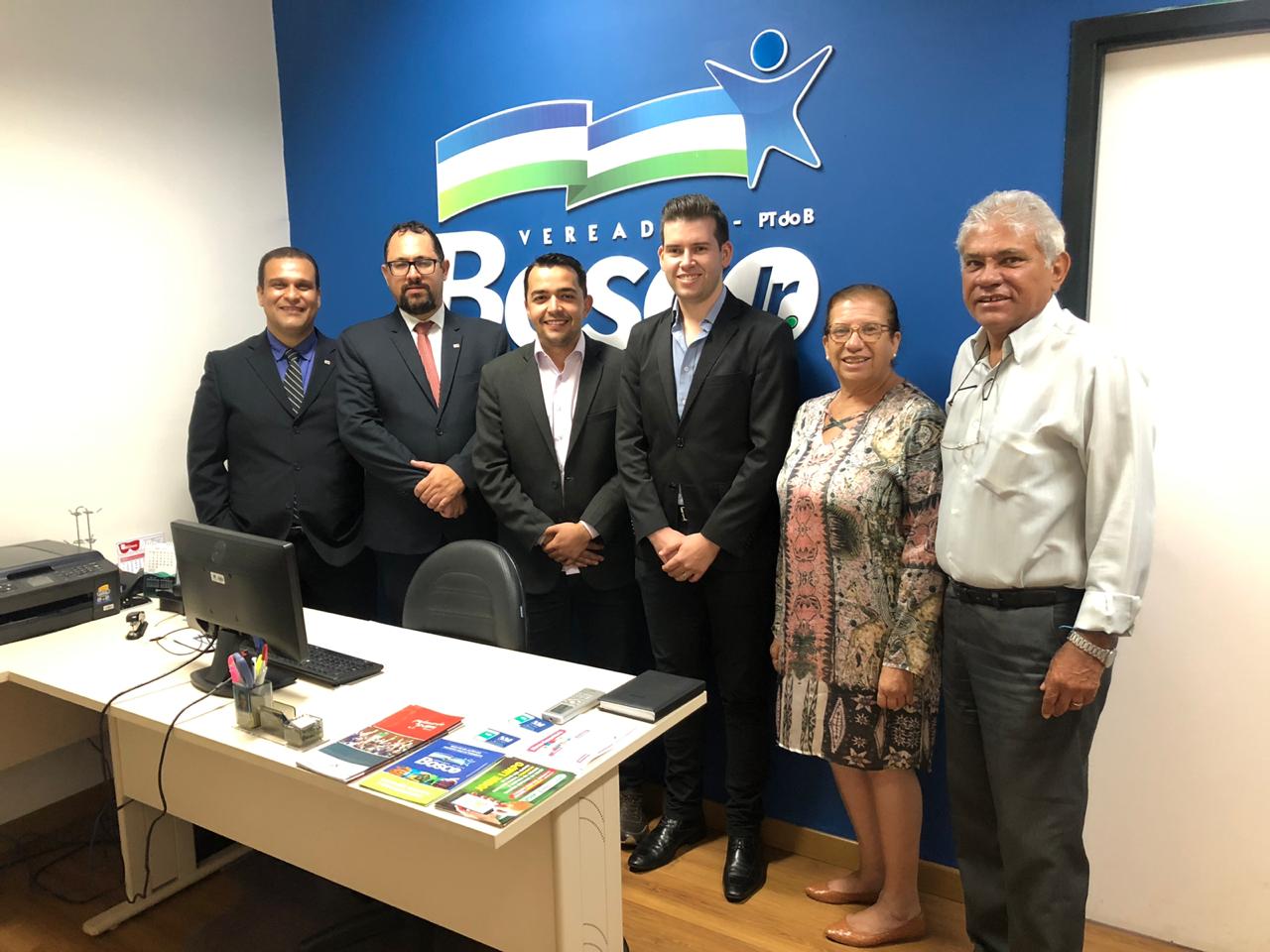 Reunião da Comissão  OAB Vai à Escola com o Vereador Bosco.