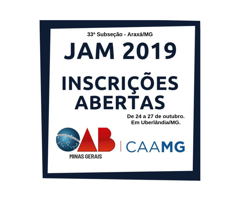 JOGOS DOS ADVOGADOS MINEIROS 2019