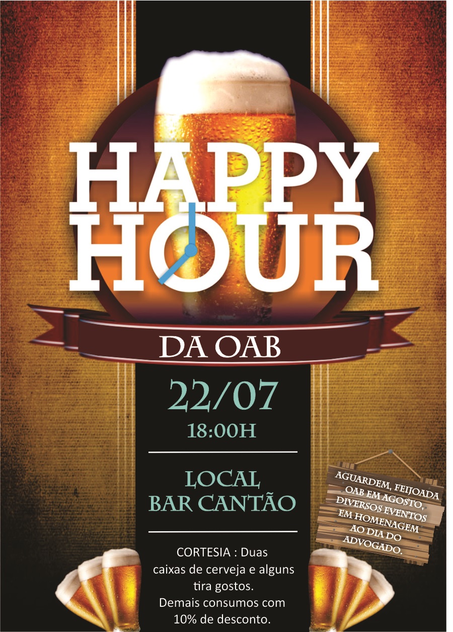 Happy Hour OAB?-Araxá