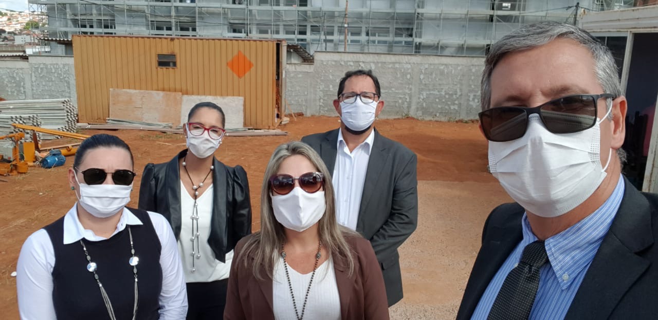 Visita Institucional as obras do novo Fórum da Comarca de Araxá