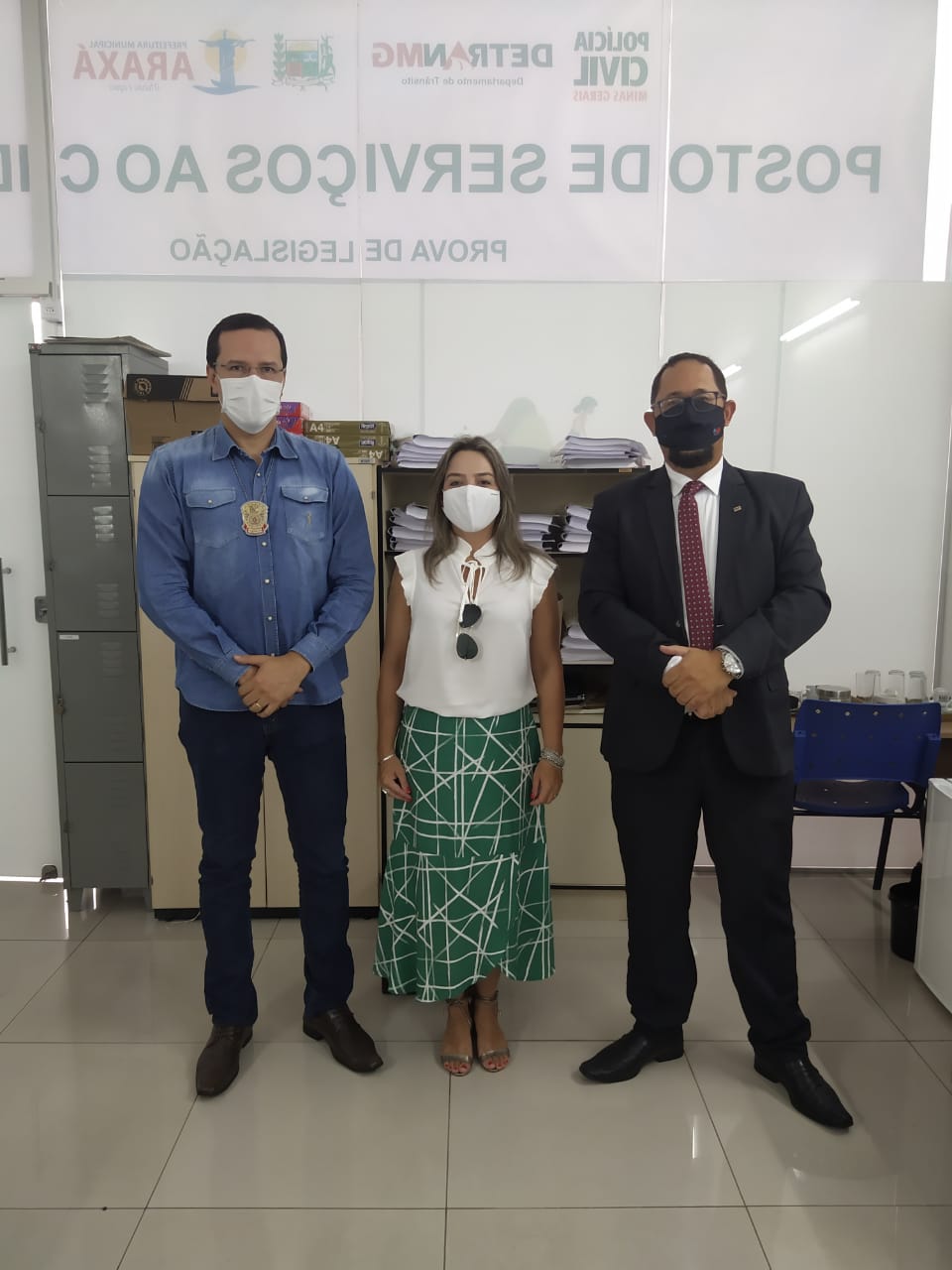VISITA INSTITUCIONAL AO DELEGADO DE TRANSITO DE ARAXÁ.