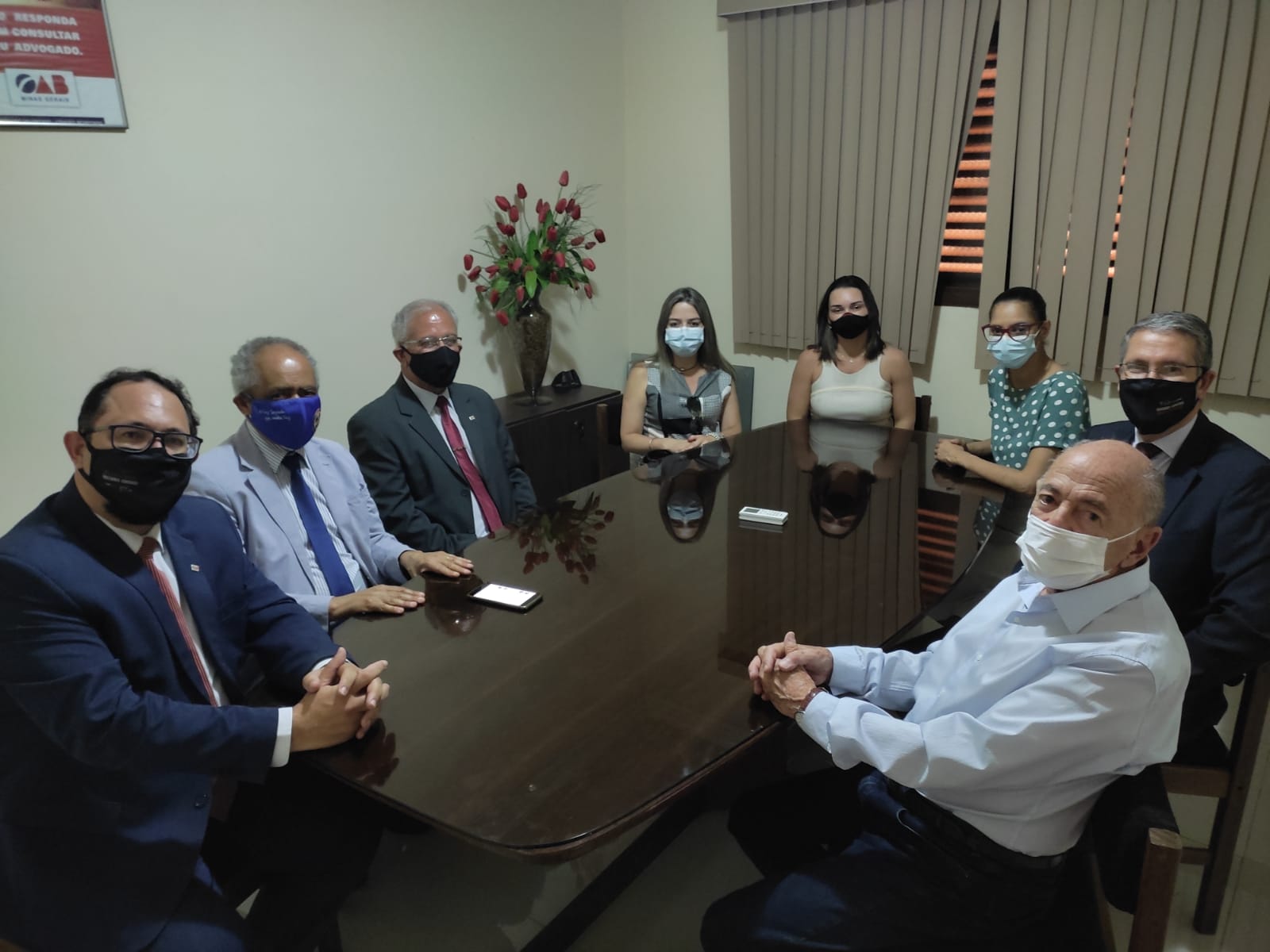VISITA DO PRESIDENTE DA OAB/MG