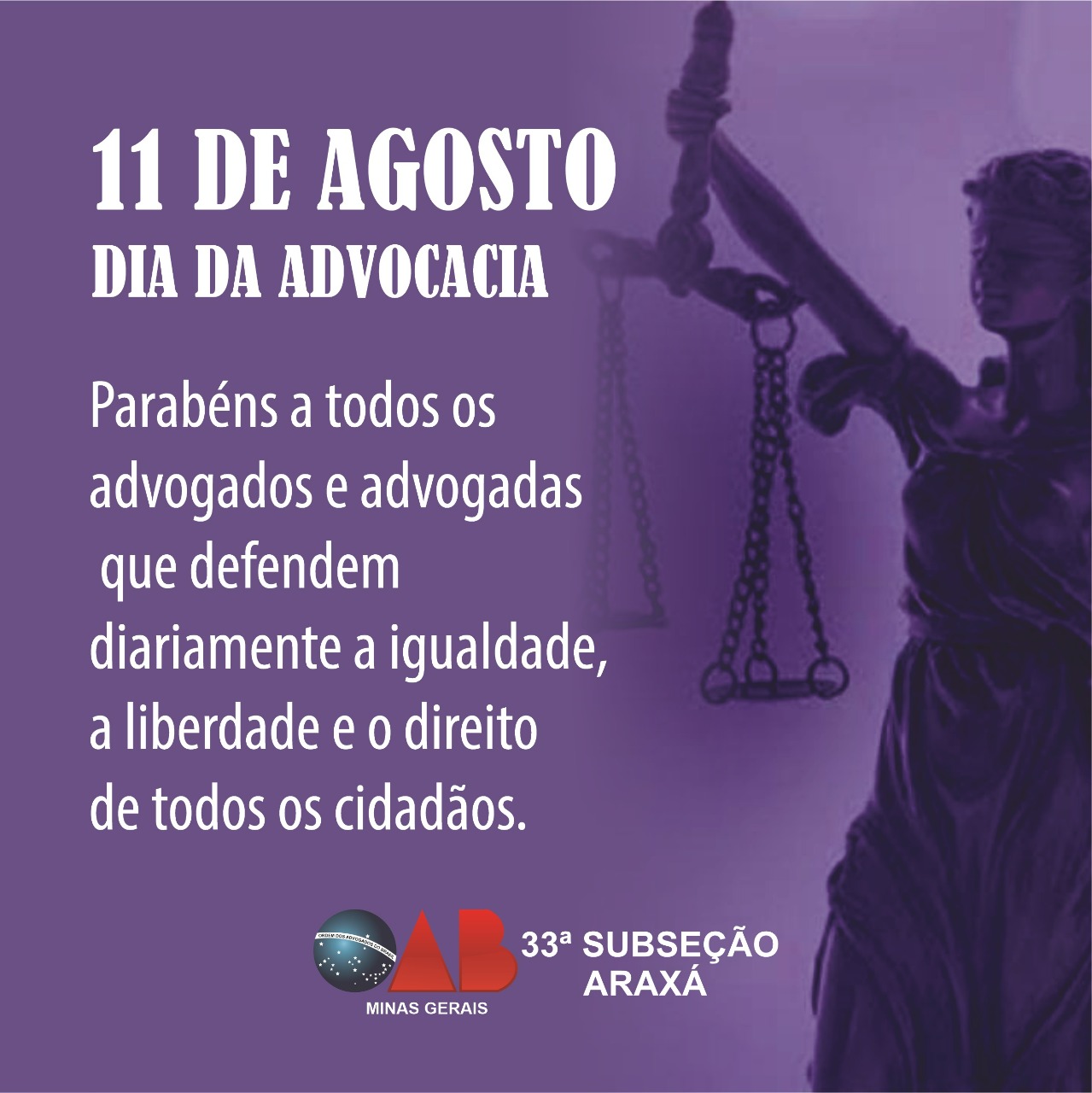 DIA DA ADVOCACIA 